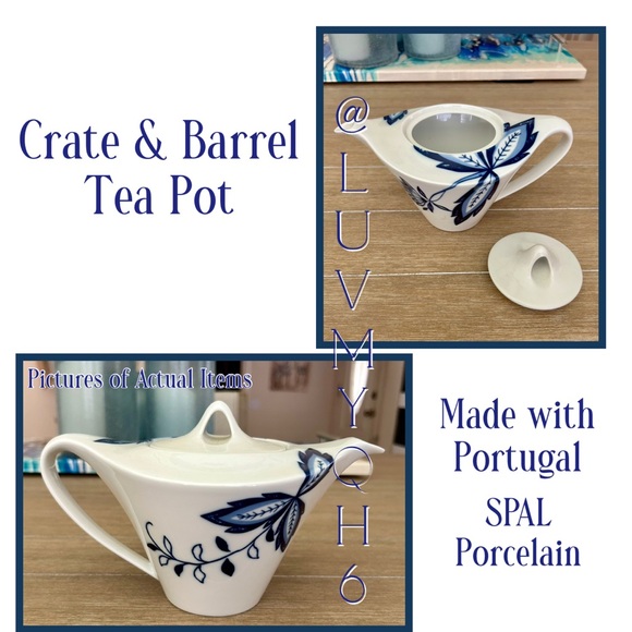 Crate&Barrel Other - Crate & Barrel Camille Tea Pot